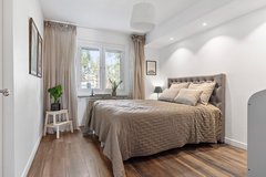 Reference project with balanced ventilation in bedroom