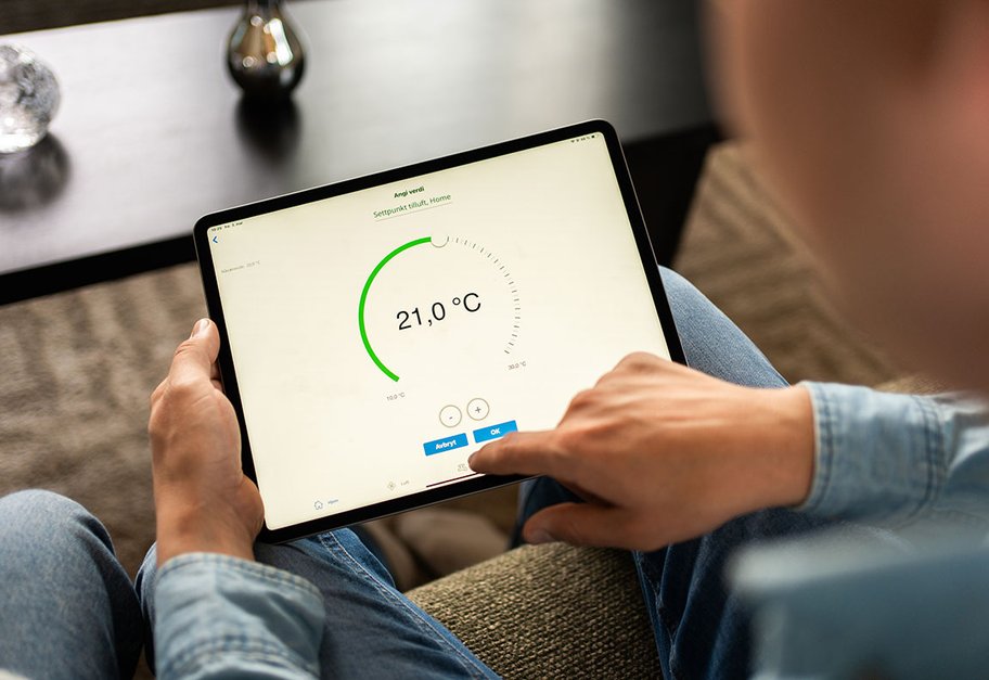 Adjusting ventilation in Flexit GO app